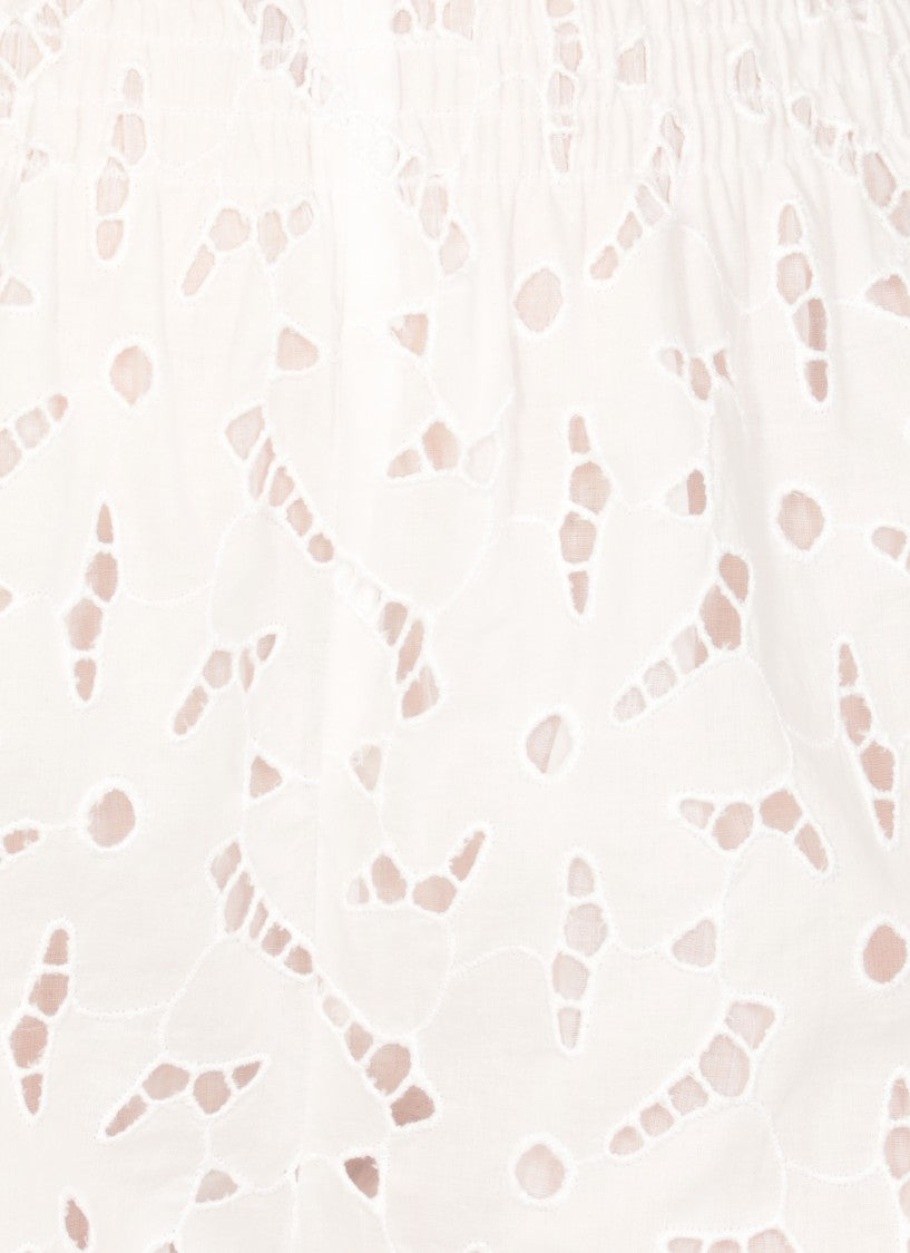 Temptation White Cotton Pants