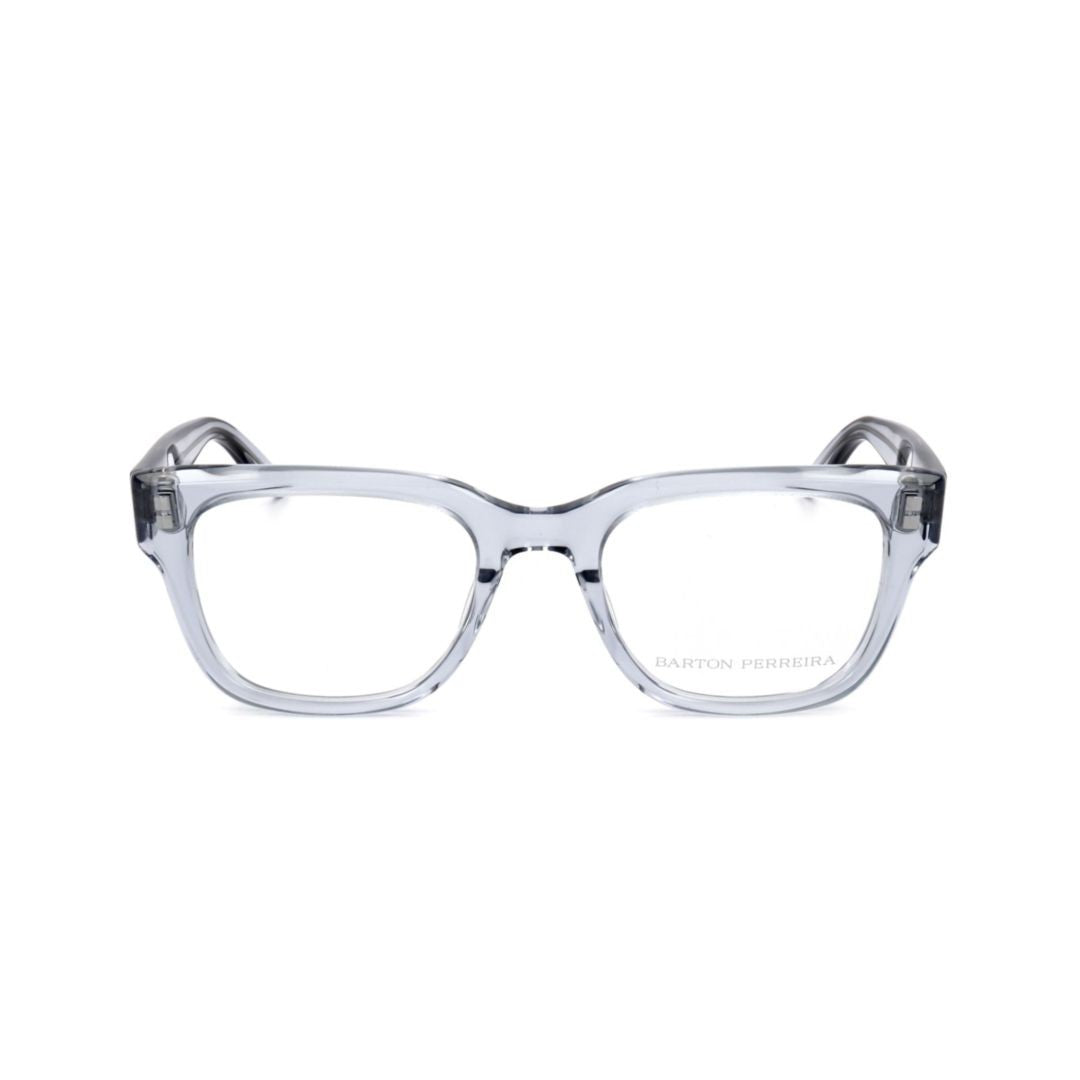 Barton Perreira Bp5069 502Jr Translucent Plastic Square Eyeglasses With Smoky Gray Tint