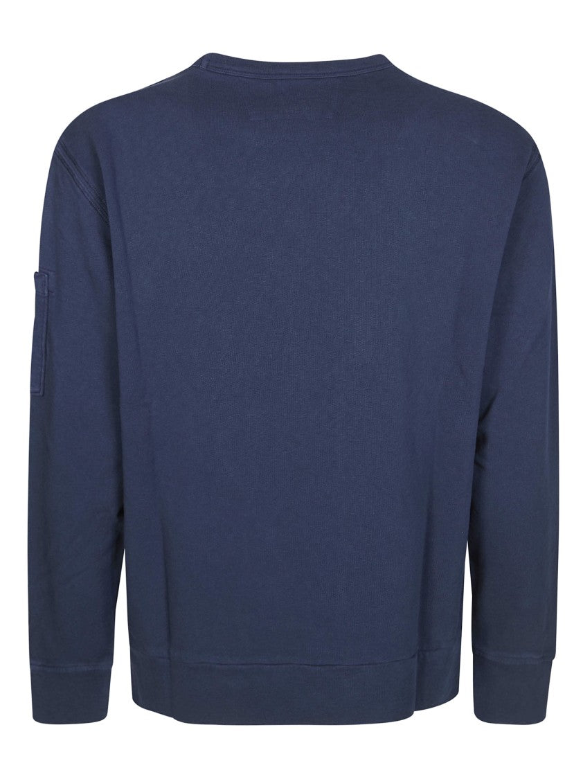C.P. Company Crewneck Delave Sleeve Pocket Sweatshirt
