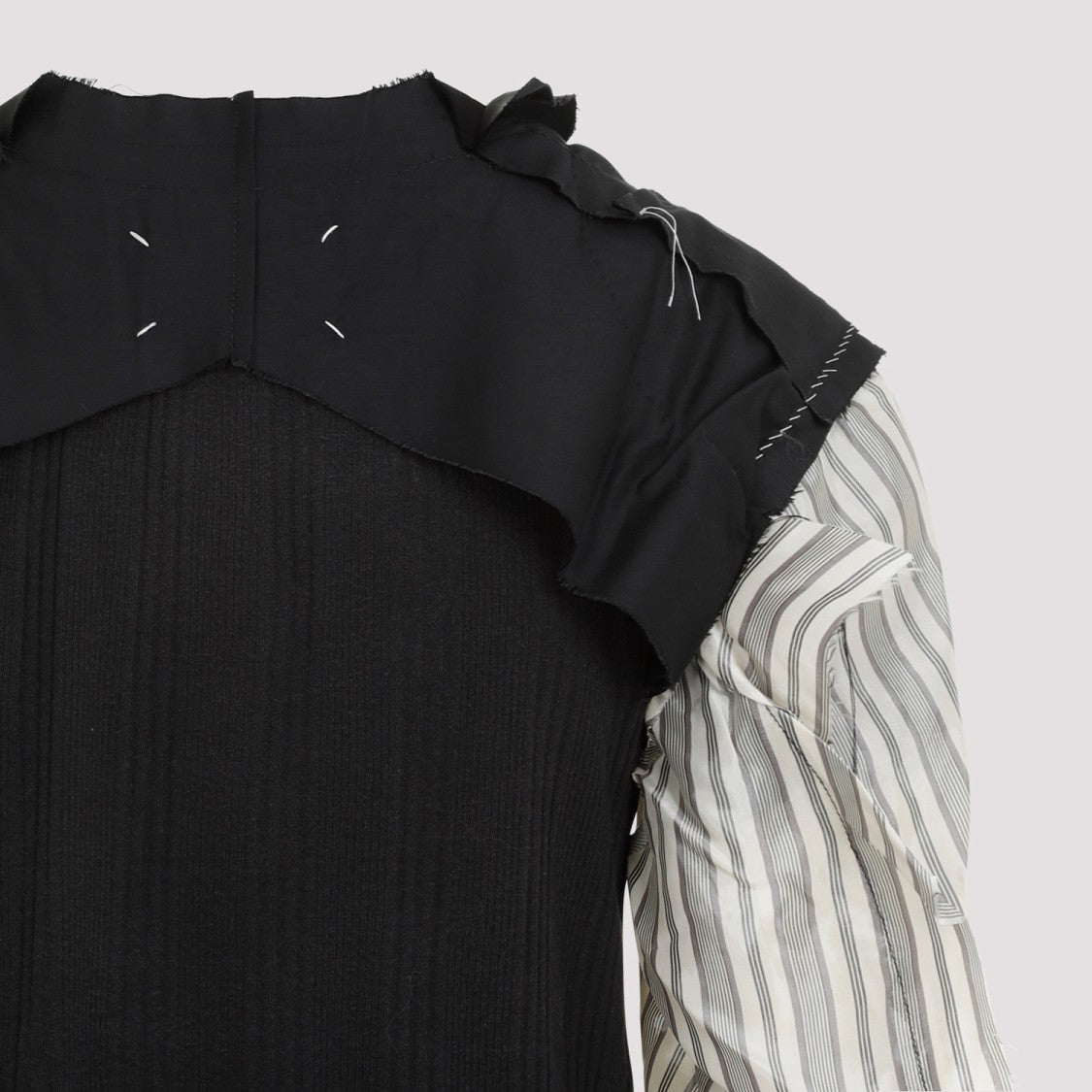 Maison Margiela Black Cotton T-Shirt