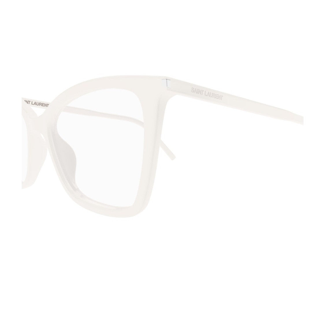 Saint Laurent White Sl 386 Corner Angle Sunglasses