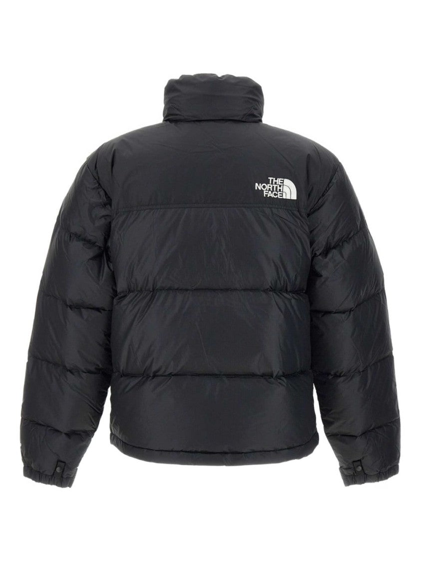 The North Face Puffer Jacket With Horizontal Quilting And High Collar