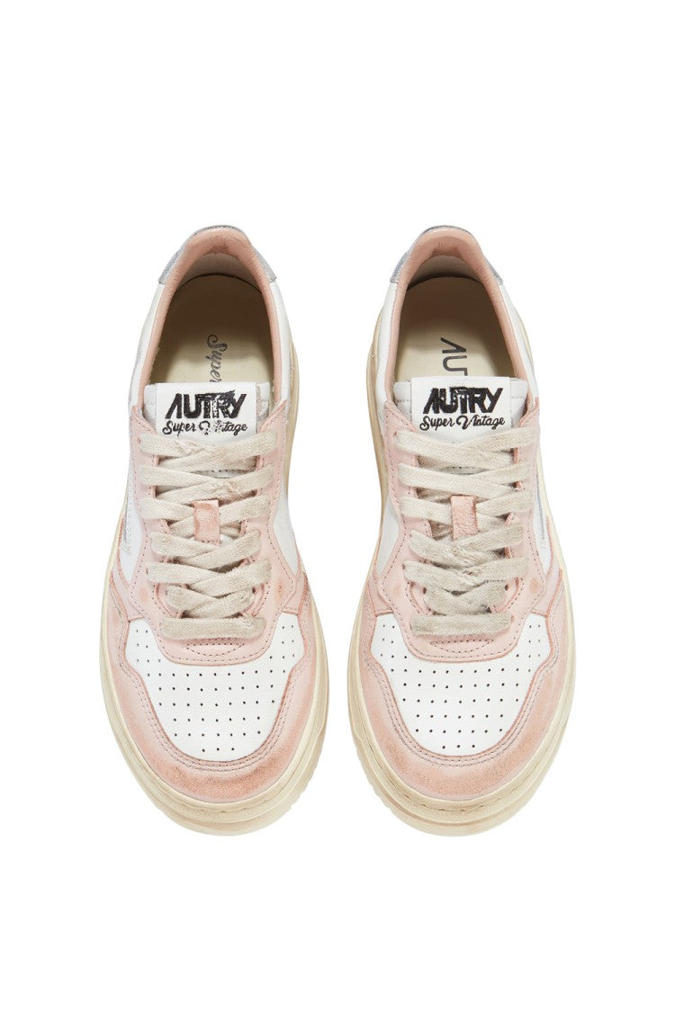 Autry Women’S Super Vintage Leather Sneakers