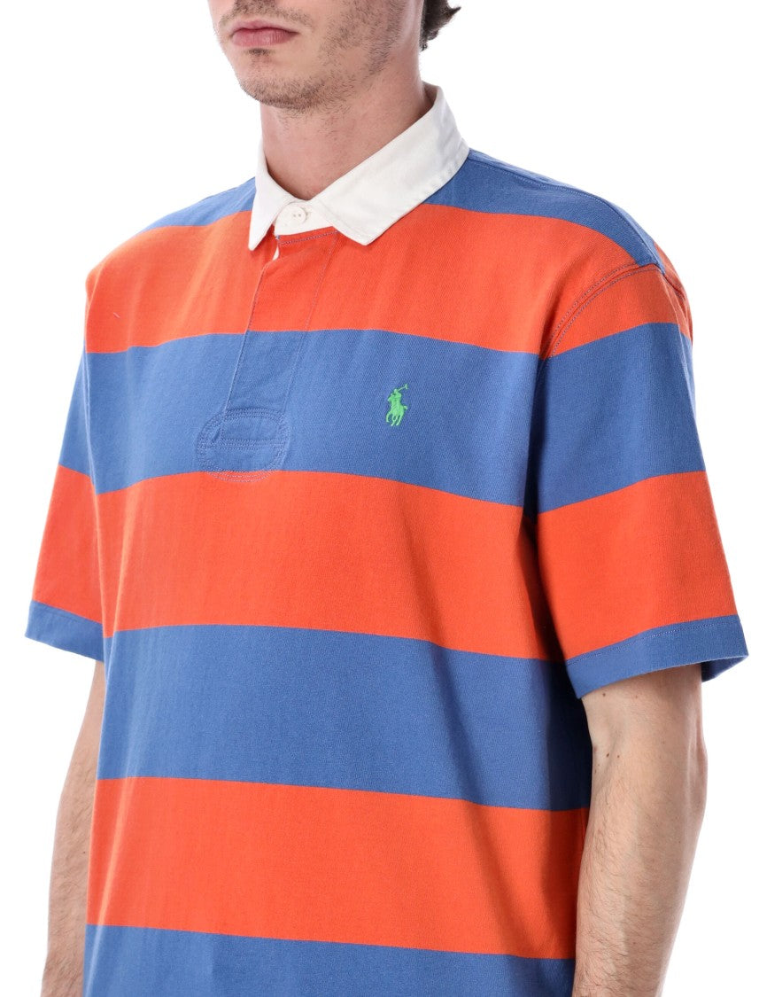 Polo Ralph Lauren Rugby Stripe Short Sleeve Cotton Polo