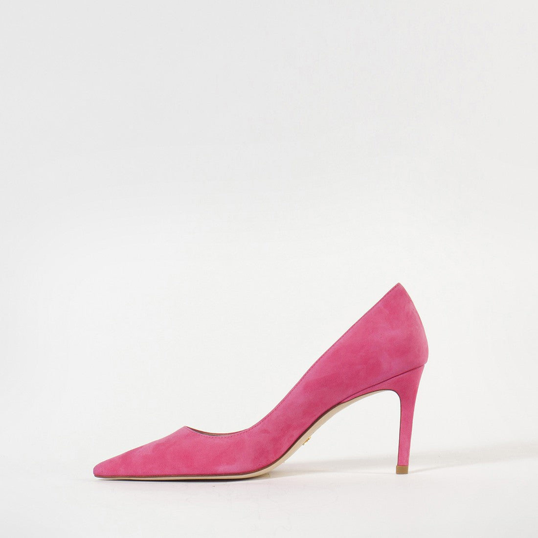 Stuart Weitzman 85mm Heel Decollete In Fuchsia Suede
