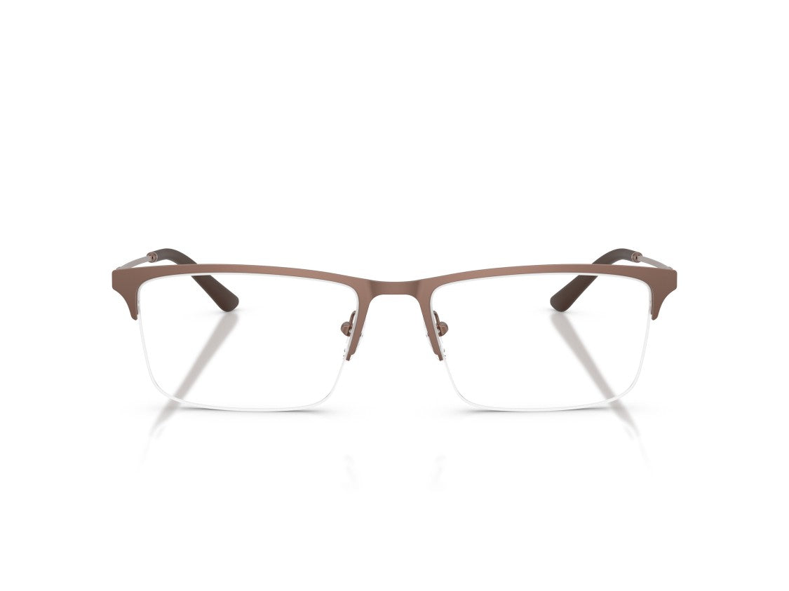 Emporio Armani 0Ea1177 Semi-Rimless Metal Eyeglasses