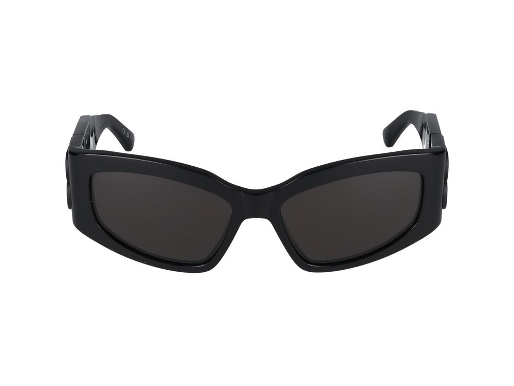 Balenciaga Black Square Frame Sunglasses