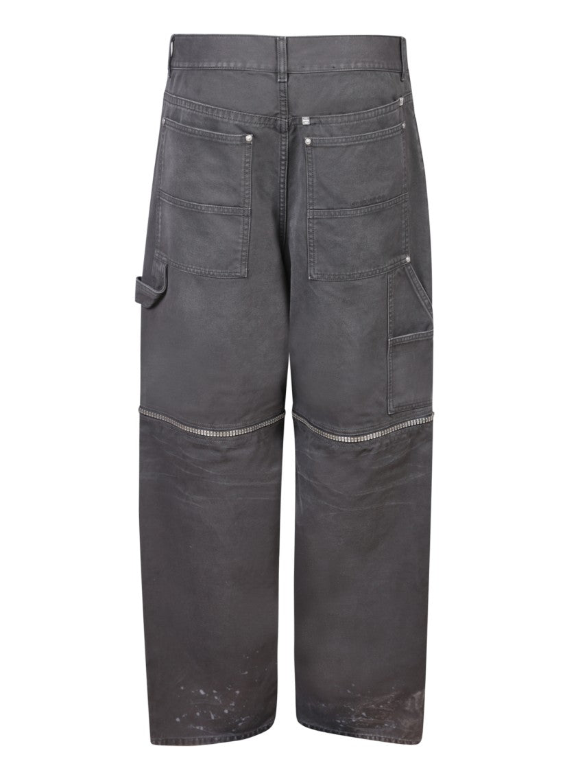 Givenchy Tailored Grey Cotton Trousers