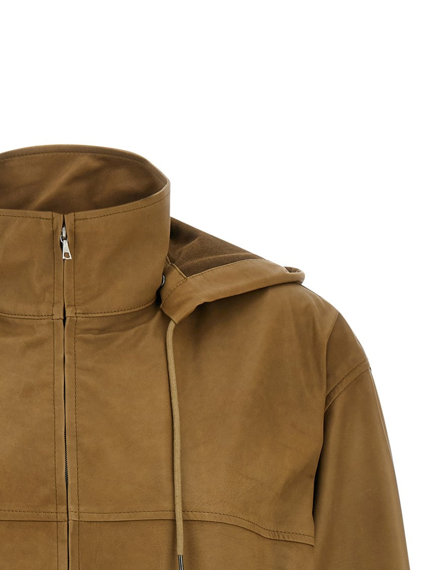 Auralee Ultra-Thin Leather Jacket