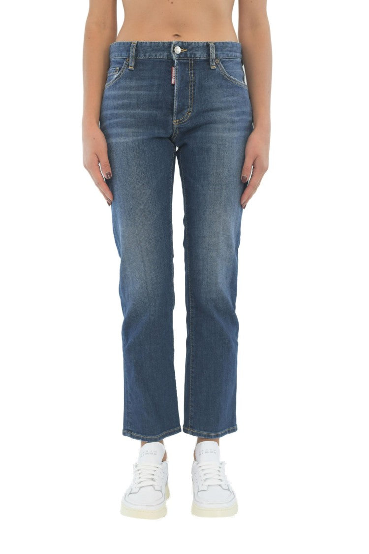 Dsquared2 Blue Denim Boyfriend Jeans
