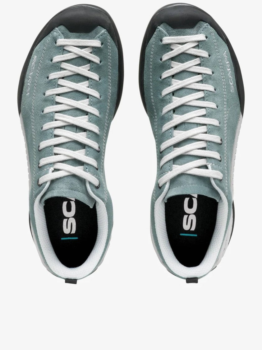 Scarpa Low-Profile Suede Sneakers With Rubber Accents