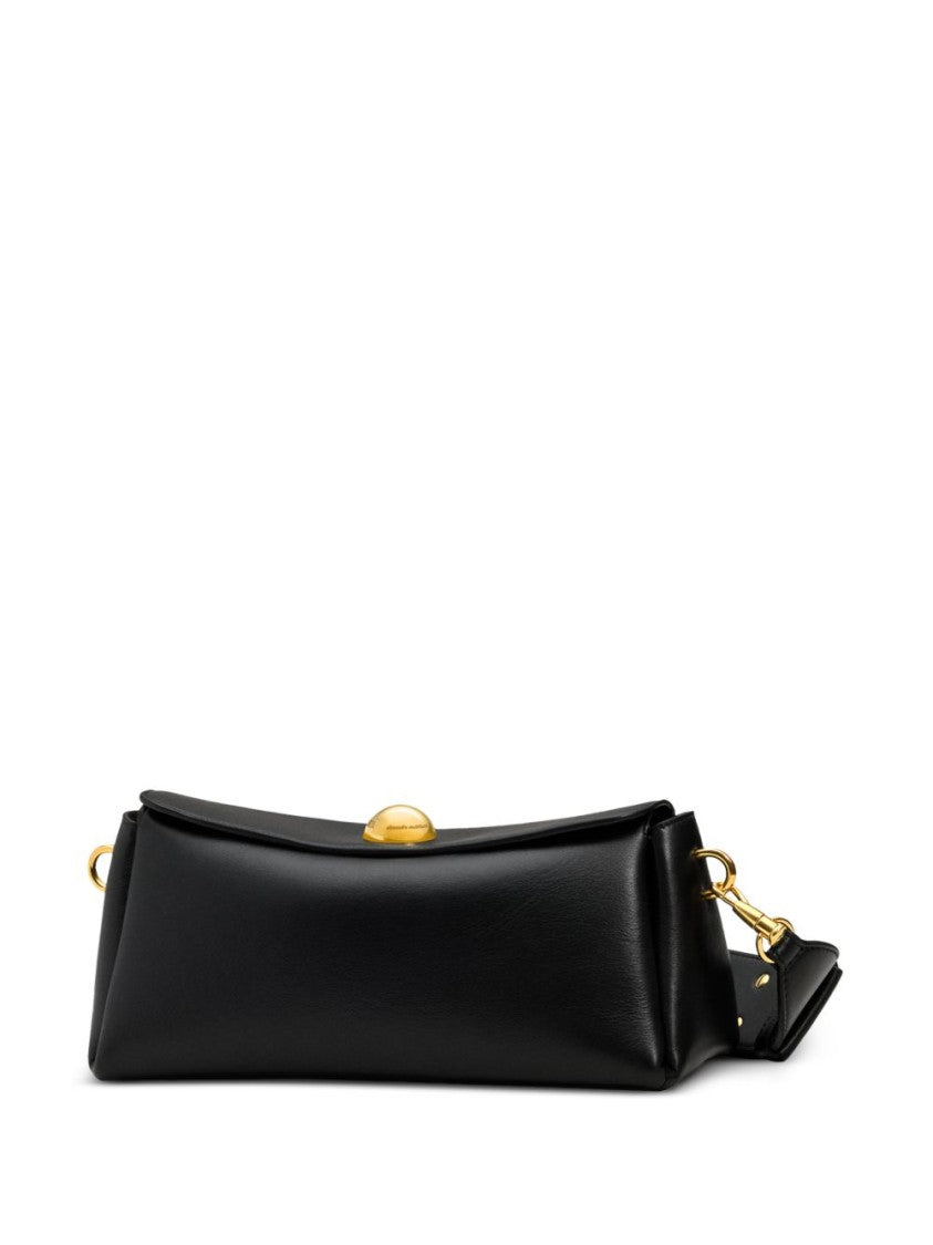 Ami Paris Sleek Elongated Bag With Structured Silhouette