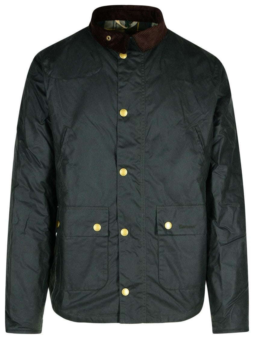 Barbour Reelin Green Cotton Jacket