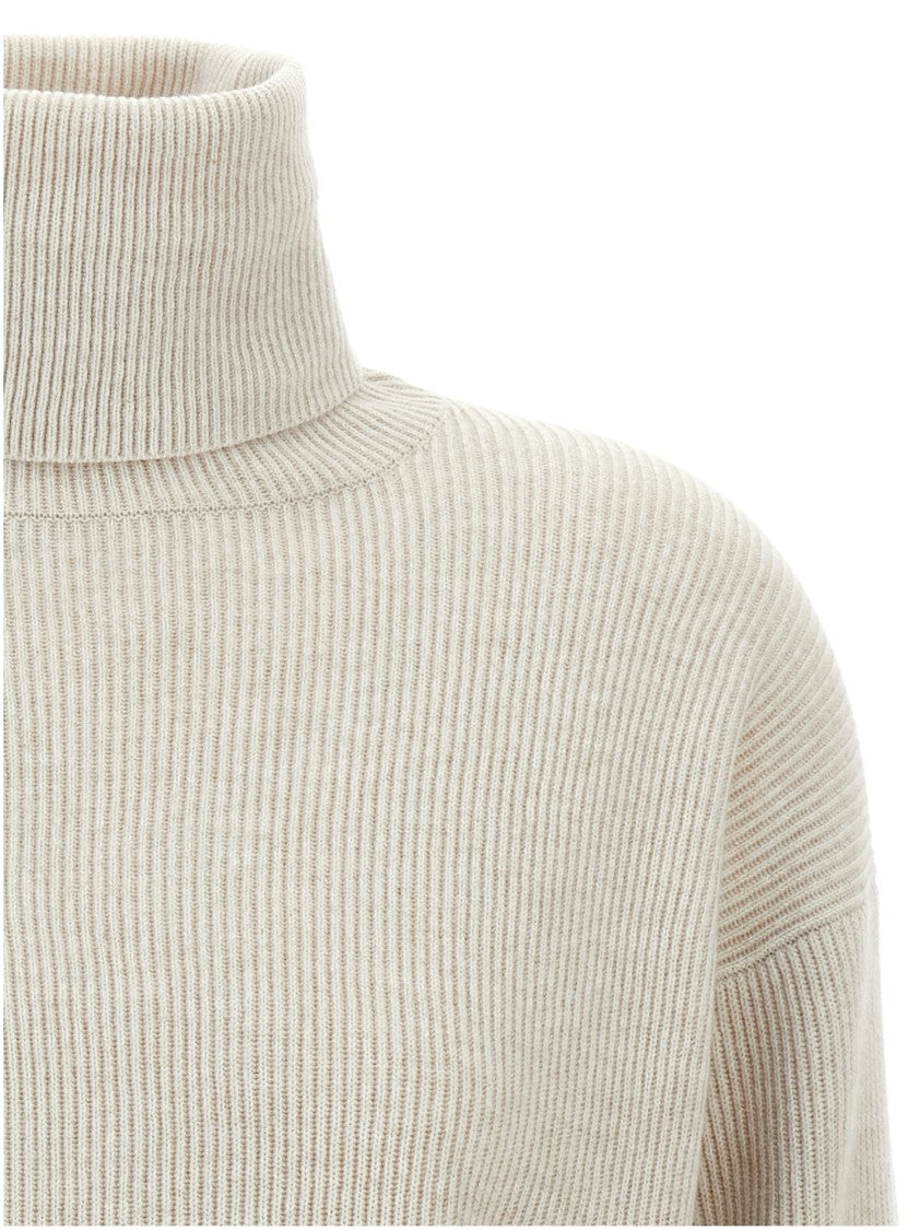 Brunello Cucinelli Ribbed Turtleneck Sweater