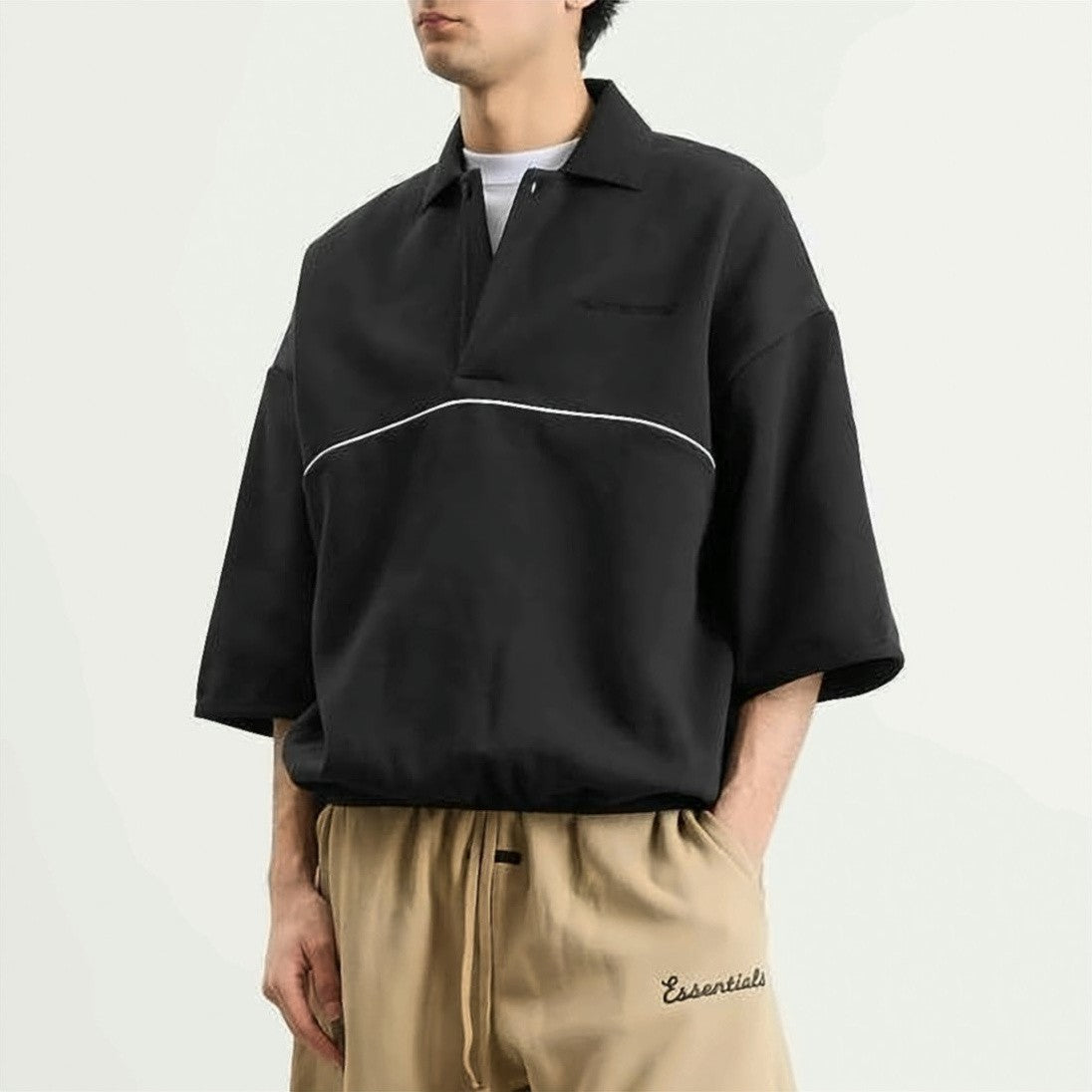 Fear Of God Loose-Fitting Polo Shirt With Minimalist Design