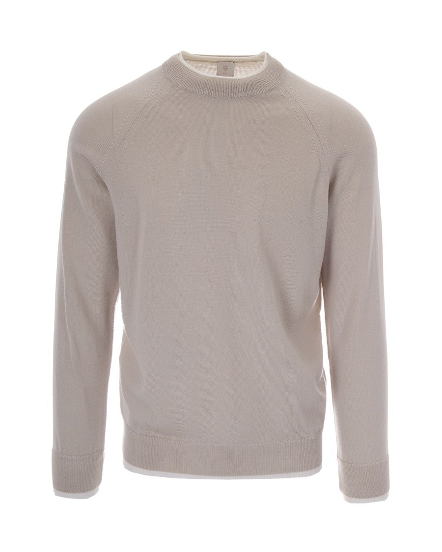 Eleventy Lightweight Knit Sweater With Crew Neckline