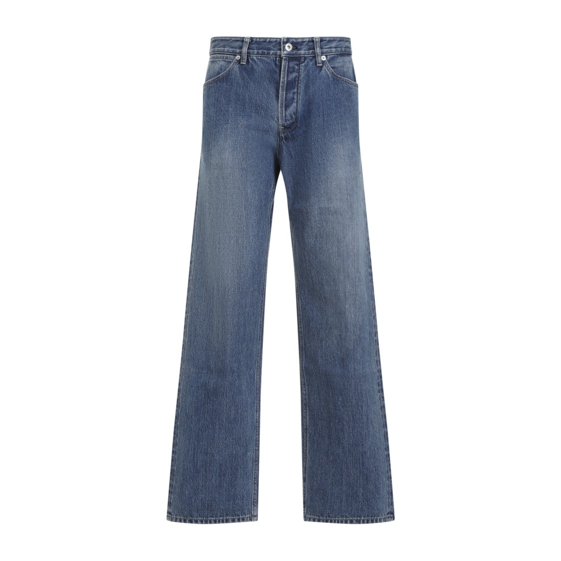 Jil Sander Canard Blue Cotton Trouser 18 Denim Jeans