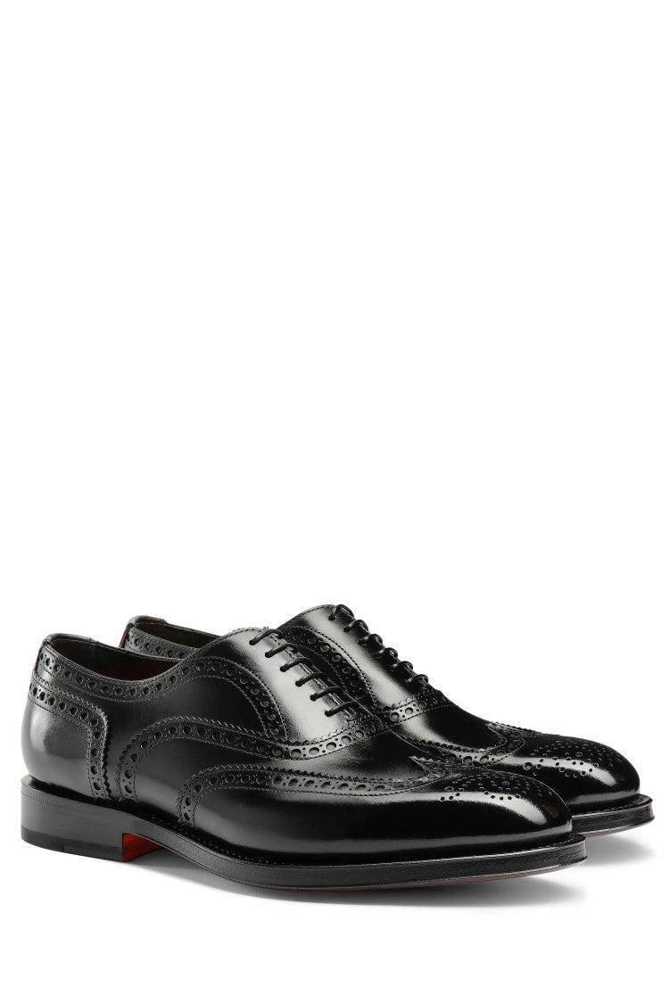 Santoni Enrico Model Leather Oxford Brogue Goodyear