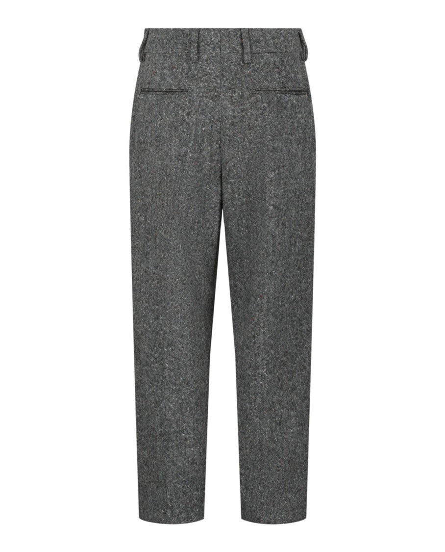 Valentino Wool Checkered Dress Pants