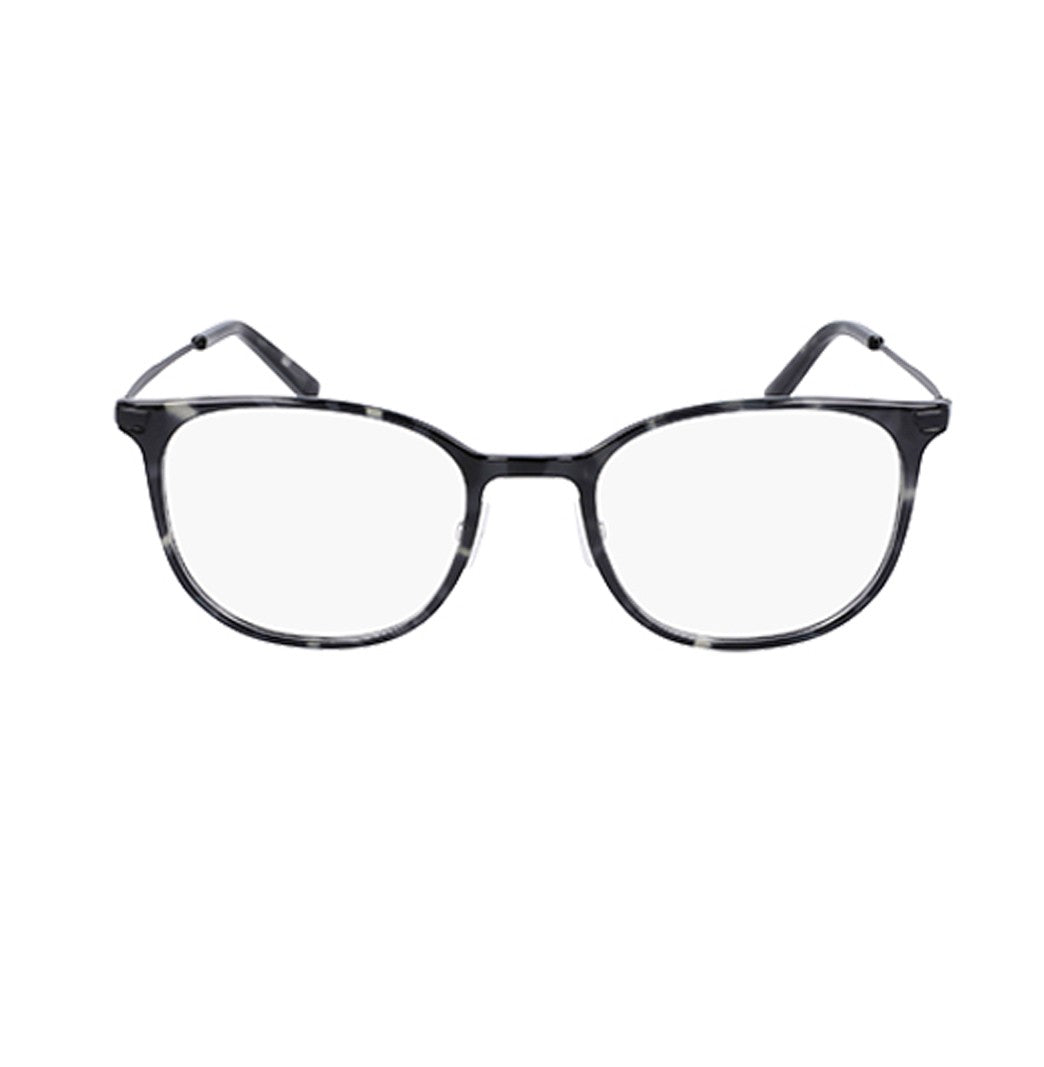 Flexon Ep8002 Translucent Dark Pattern Square-Rounded Sunglasses