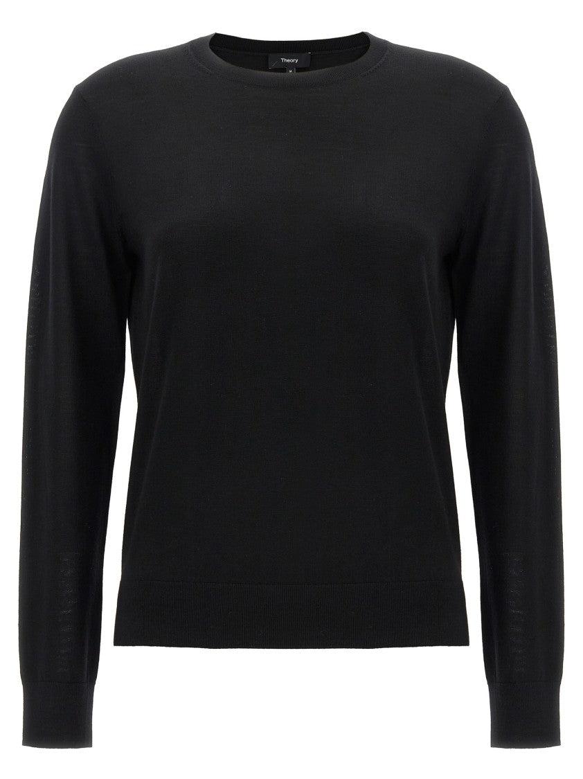 Theory Classic Black Wool Sweater
