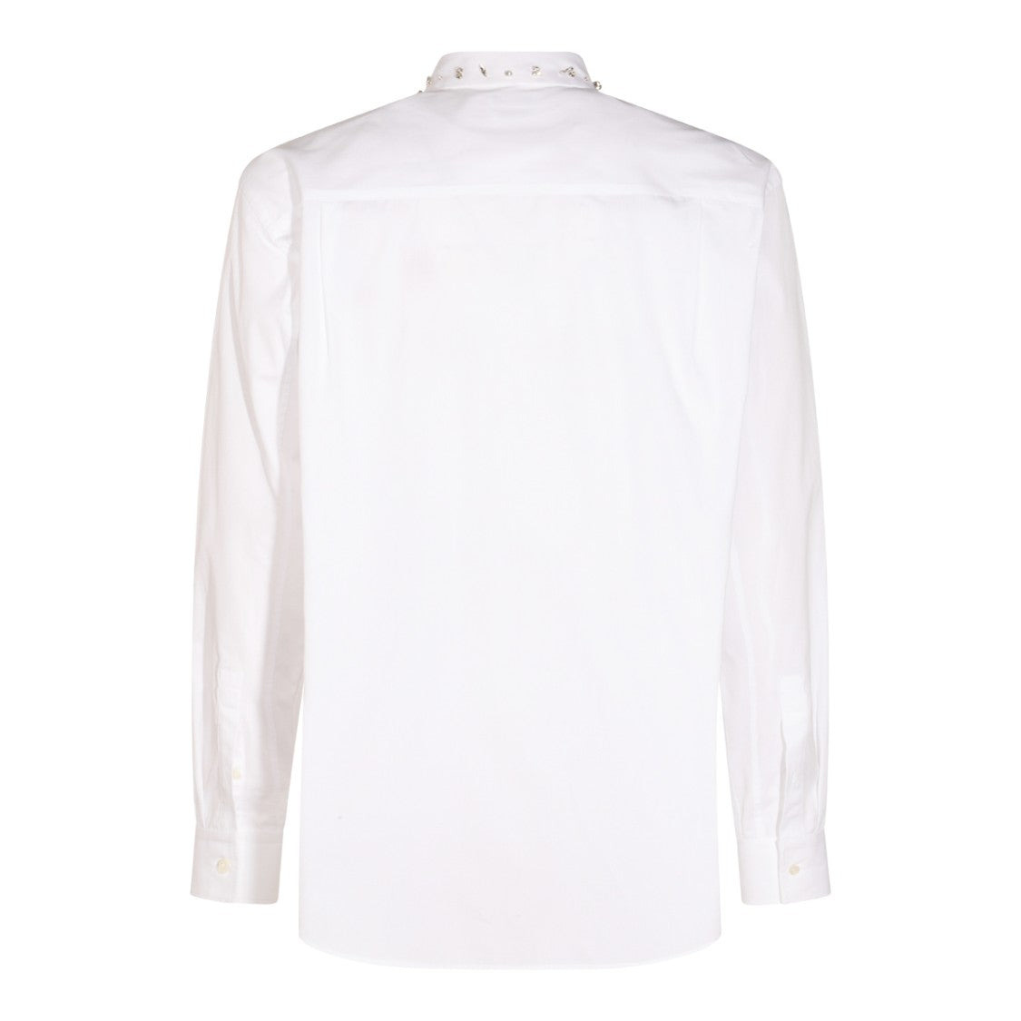 Alexander Mcqueen White Cotton Gemstone Shirt