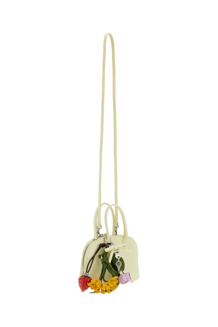 Self-Portrait Yellow Lizard Embossed Mini Bag
