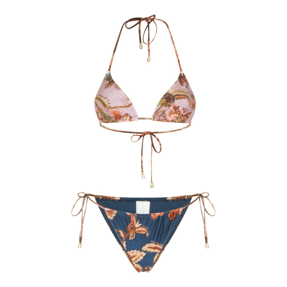 Zimmermann Multicolor Floral Pattern Bikini