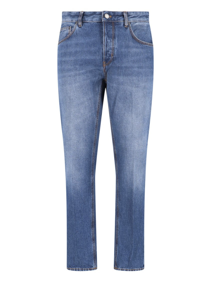 Pt Torino Straight-Leg Denim Jeans With Classic Five-Pocket