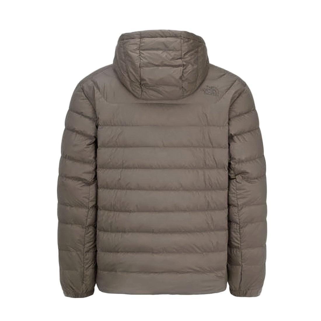 Oamc Quilted Brown Down Jacket With High Collar