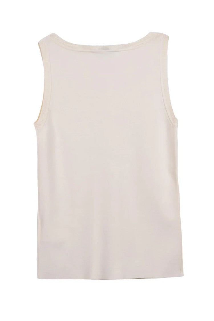 Max Mara Pentola Knit Top - Cream
