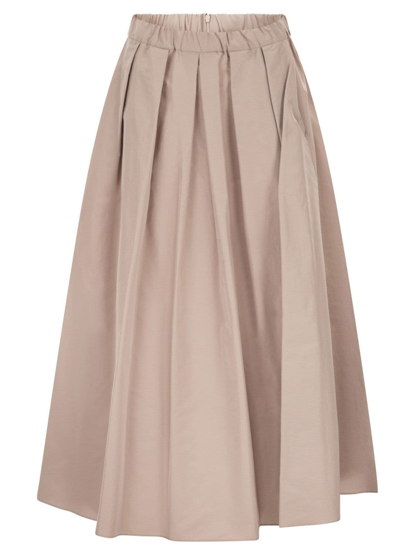 Max Mara Wkdcurvato - Long Taffeta Skirt