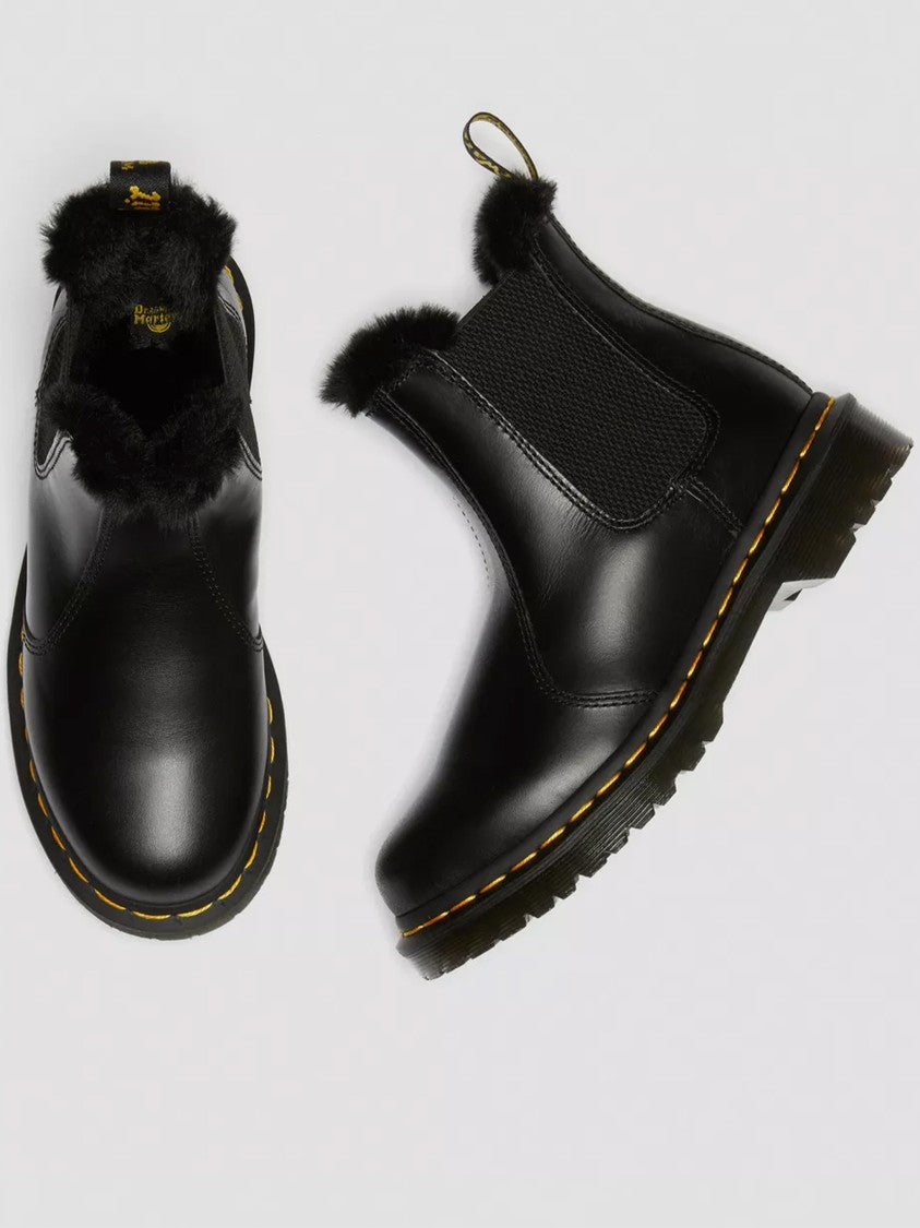 Dr. Martens 2976 Leonore Fur Lined Leather Boots