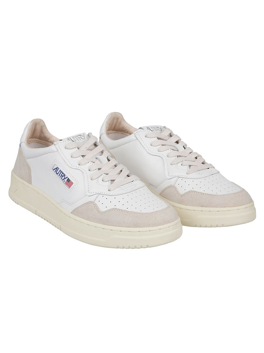 Autry Medalist Low Leather Suede Low-Top Sneakers
