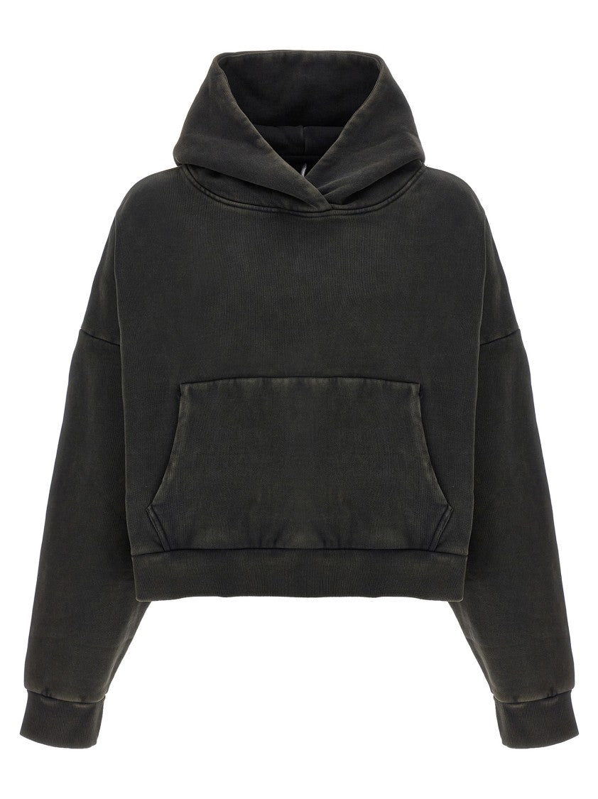 Entire Studios Faded Cotton Hoodie With Relaxed Fit And Kangaroo Pocket
