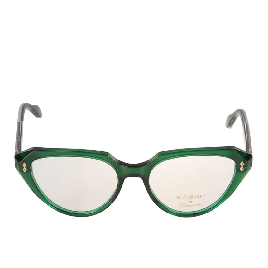 Kador Lola Glamour Translucent Deep Green Cat-Eye Kador Eyeglasses