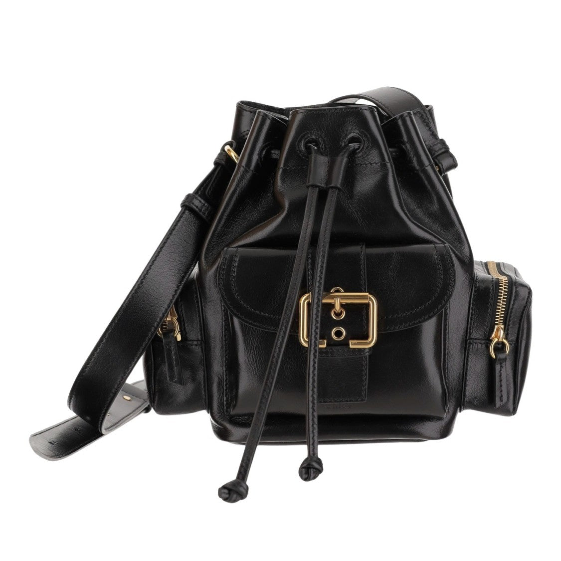 Chloé Shiny Leather Shoulder Bag