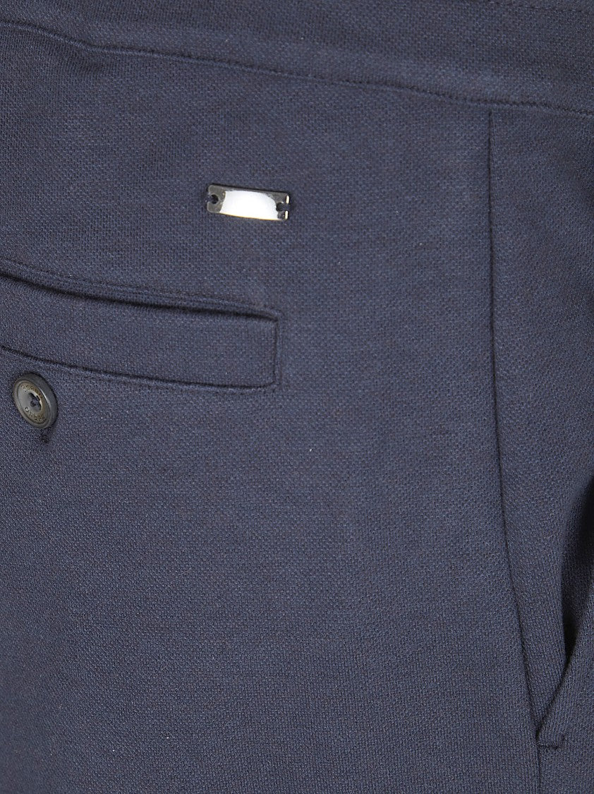Herno Double-Layered Honeycomb Piqué Trousers