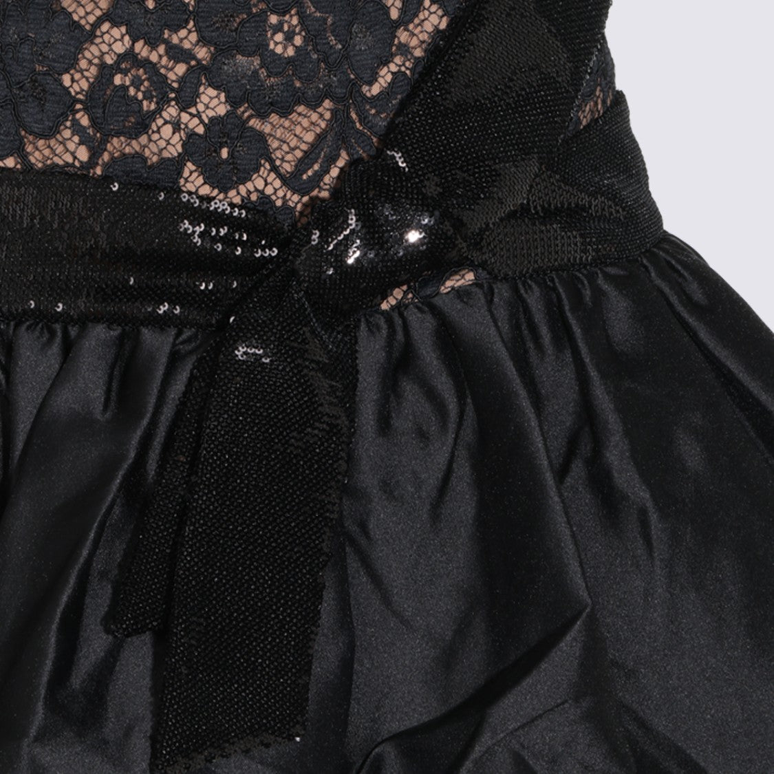 Self-Portrait Intricate Floral Lace Sequined Dress