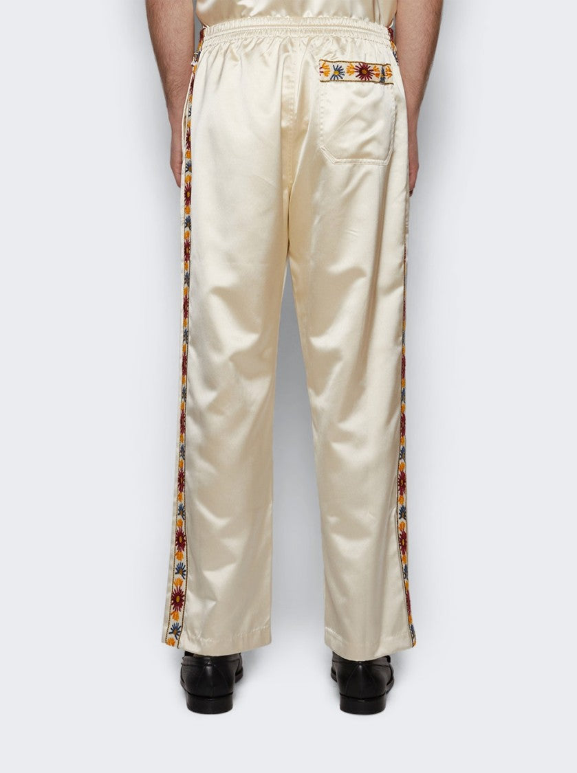 Bode Candyfloss Track Pants Cream
