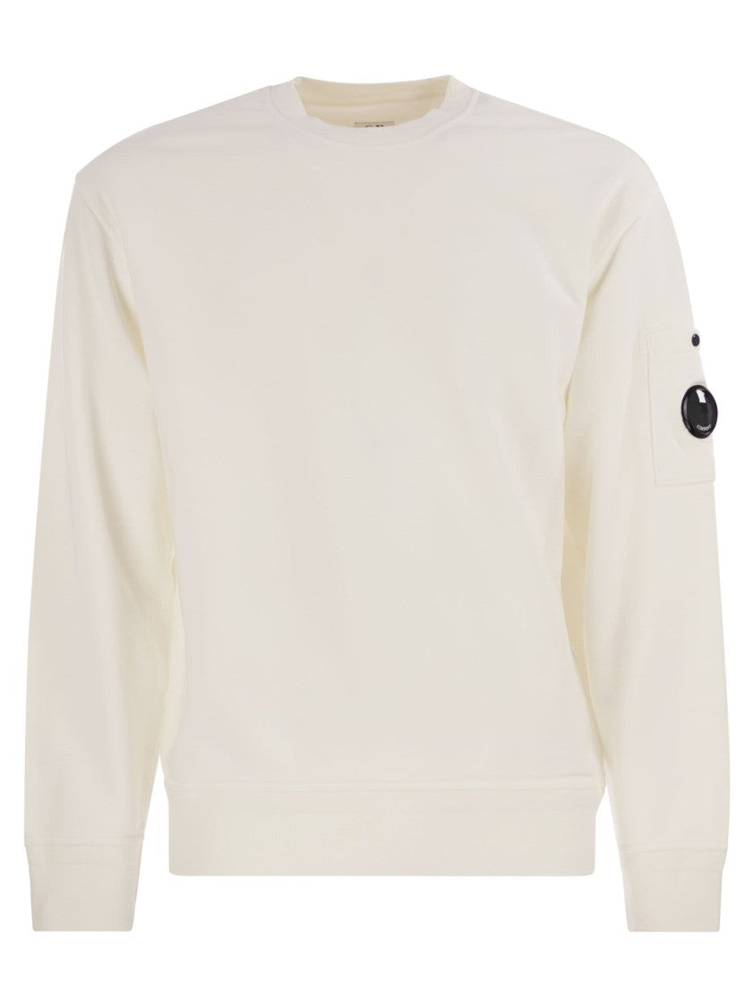 C.P. Company Resist Dyed Cotton Sweatshirt With Lens Pocket