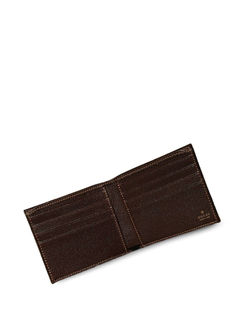 Gucci Classic Monogram Fabric Bifold Wallet