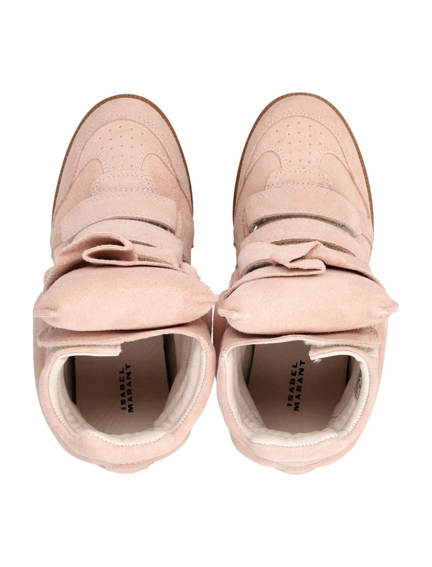 Isabel Marant Bekett Suede Leather Wedge Sneakers