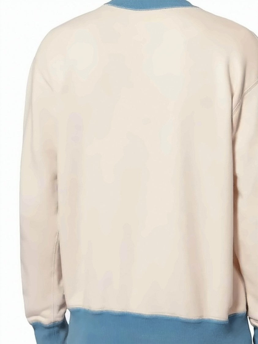 Isabel Marant Beige Relaxed Fit Ribbed Trim Top