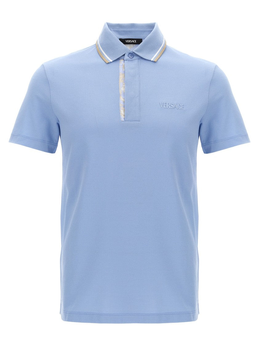 Versace Barocco' Polo Shirt