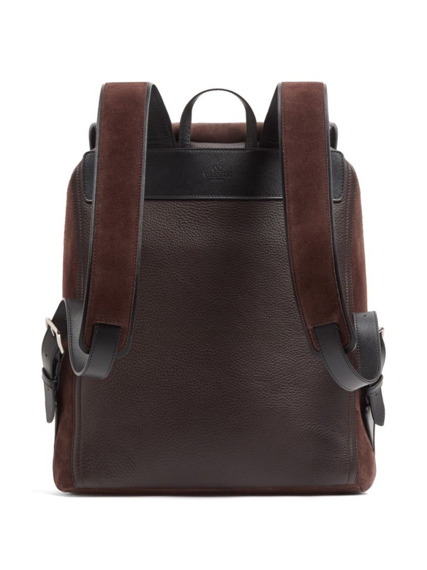 Valentino Garavani Antibes Structured Suede Backpack