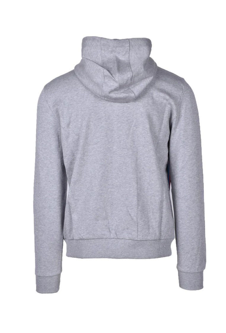 Bikkembergs Grey Cotton Crewneck Sweatshirt