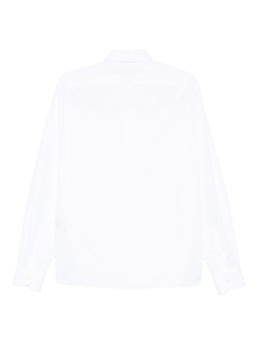Fendi Boxy White Cotton Poplin Shirt