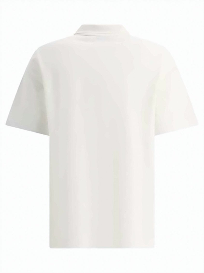 Burberry Short-Sleeve Polo Shirt With Traditional Collar