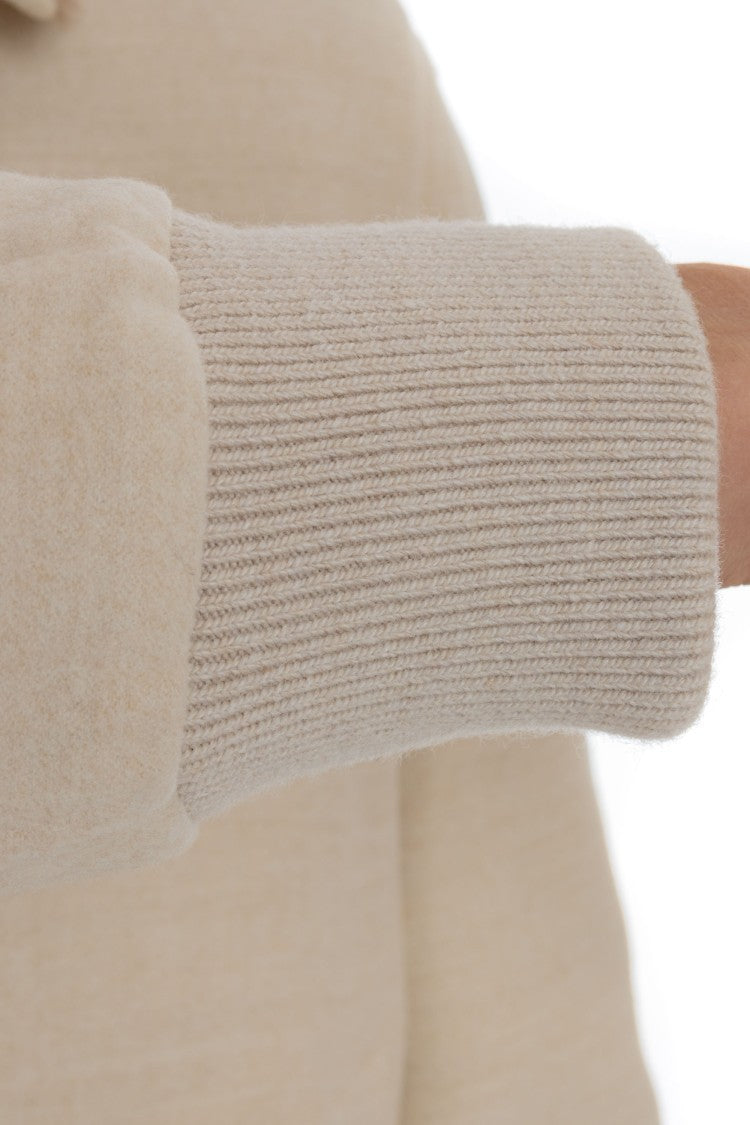 Eleventy Wool Bomber With Curly Merino Lining
